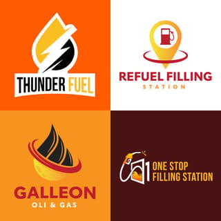 Gas Station Logo Design Inspirations