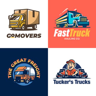 Truck Logo Design Inspirations