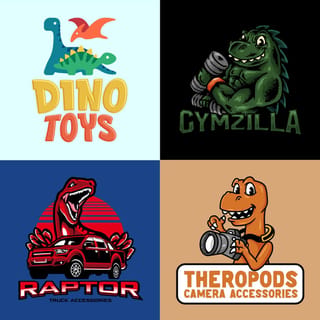 Dinosaur Logo Design Inspirations