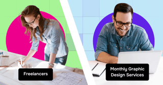Monthly Graphic Design Services or Freelancers: What’s Right for You?