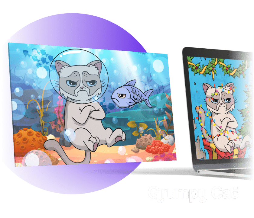 graphic Bryan from Grumpy Cat