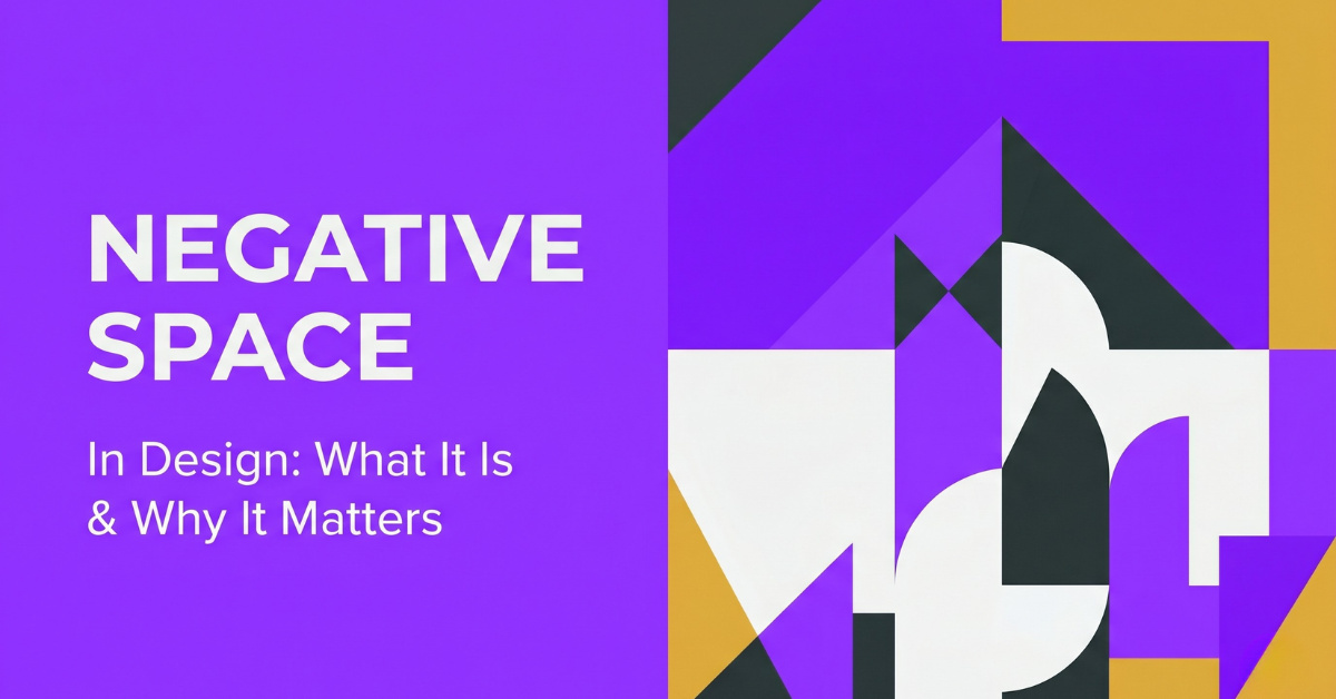 Negative Space in Design: What It Is and Why It Matters
